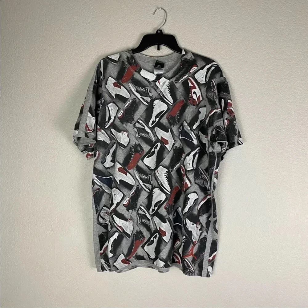 Air Jordan Full Print Of Jordans Shirt Size Large
